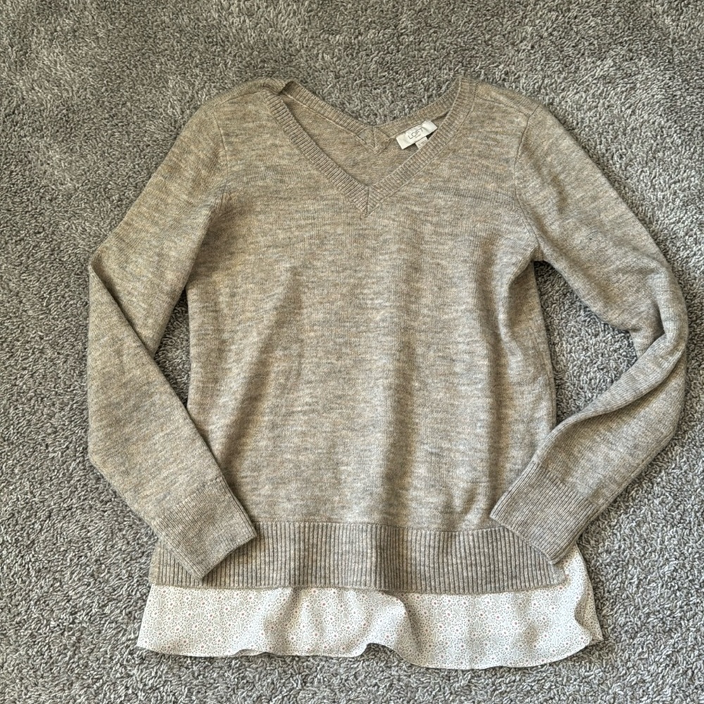 LOFT - tan sweater